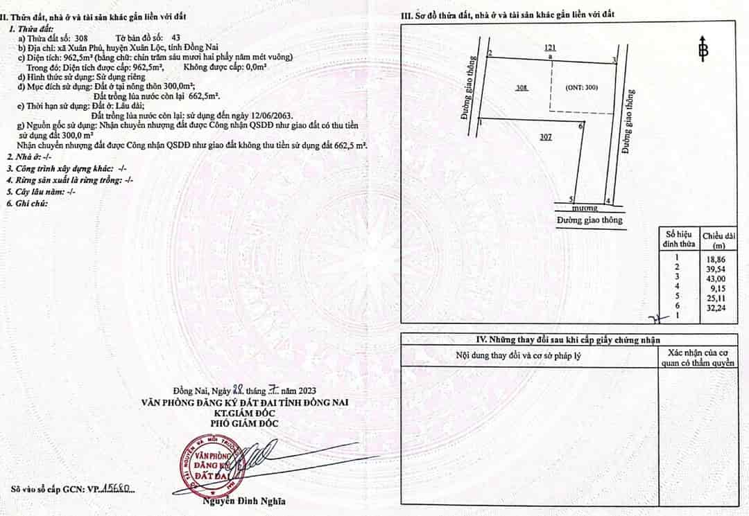 Sở hữu lô đất siêu hiếm có 1 không 2, giá siêu đầu tư tại xã Xuân Phú, huyện Xuân Lộc, tỉnh Đồng Nai