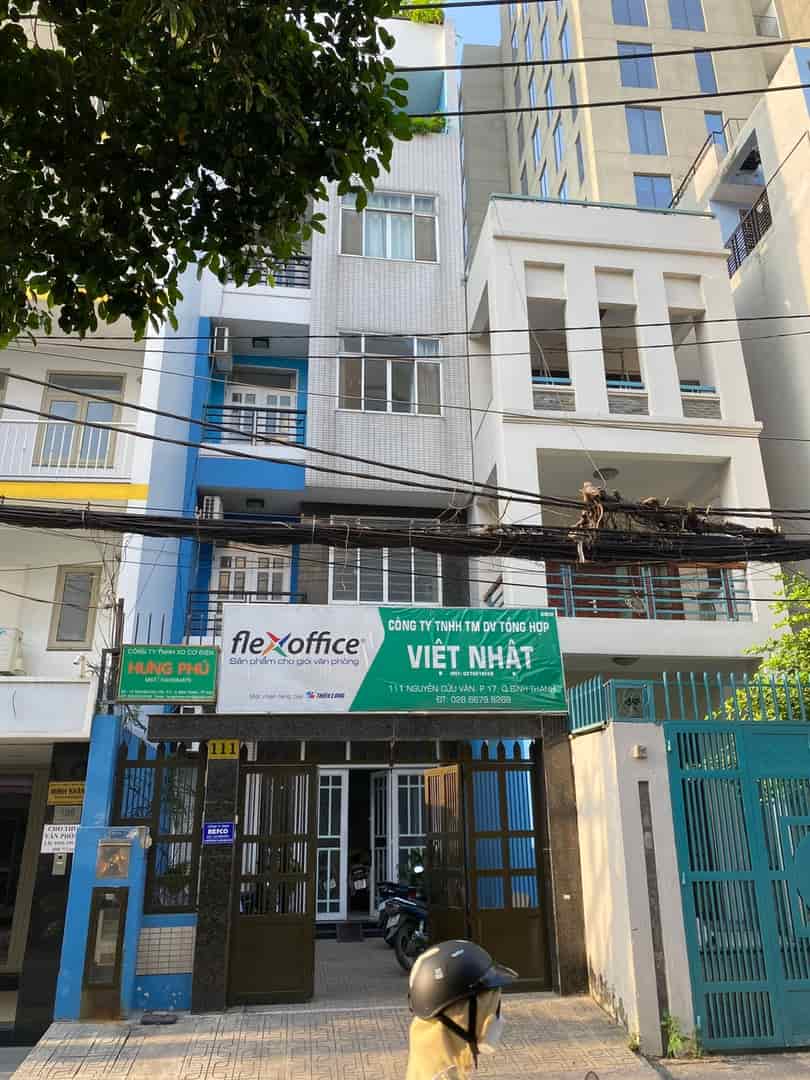 Cho thuê nhà làm văn phòng, số  111 mặt tiền đường Nguyễn Cửu Vân, phường 17, q.Bình Thạnh