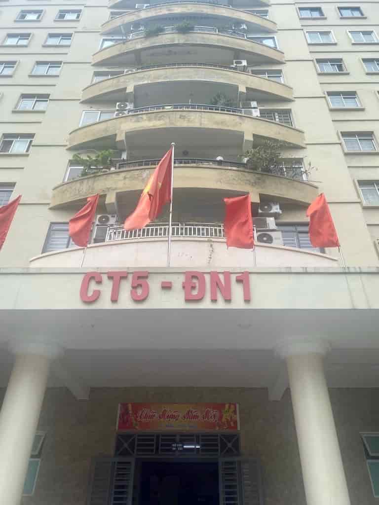 Căn hộ CT5 ĐN1 128m2, 4PN, có slot ô tô, BC hướng Nam, 4.95 tỷ bao phí