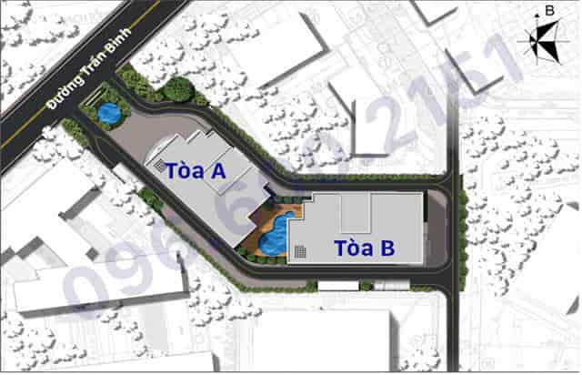 Cần bán căn góc 2n, 2vs 68,6m2 tòa B The Garden Hill 99 Trần Bình, nhà đồ đẹp giá cực tốt 3,84 tỷ