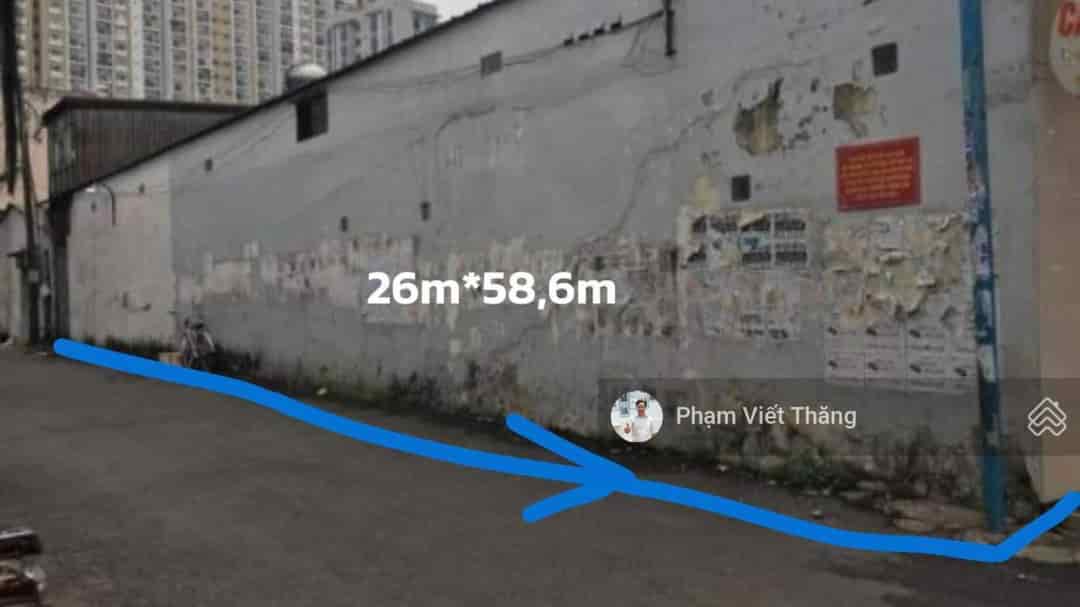 Cần bán 1529.5m2 tại 40 Tân Thành, P.Tân Thành, Q.Tân Phú giá 130 tỷ TL