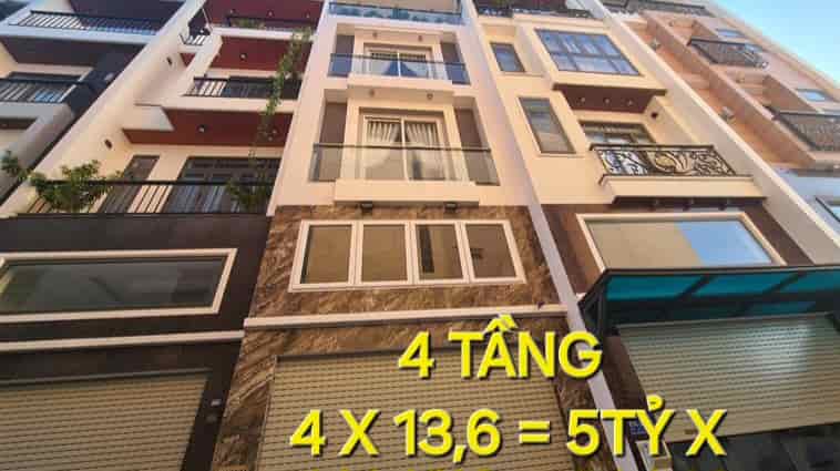 4x13.6m, 5 tỷ x, Phạm Văn Chiêu, phường 14, Gò Vấp, TPHCM