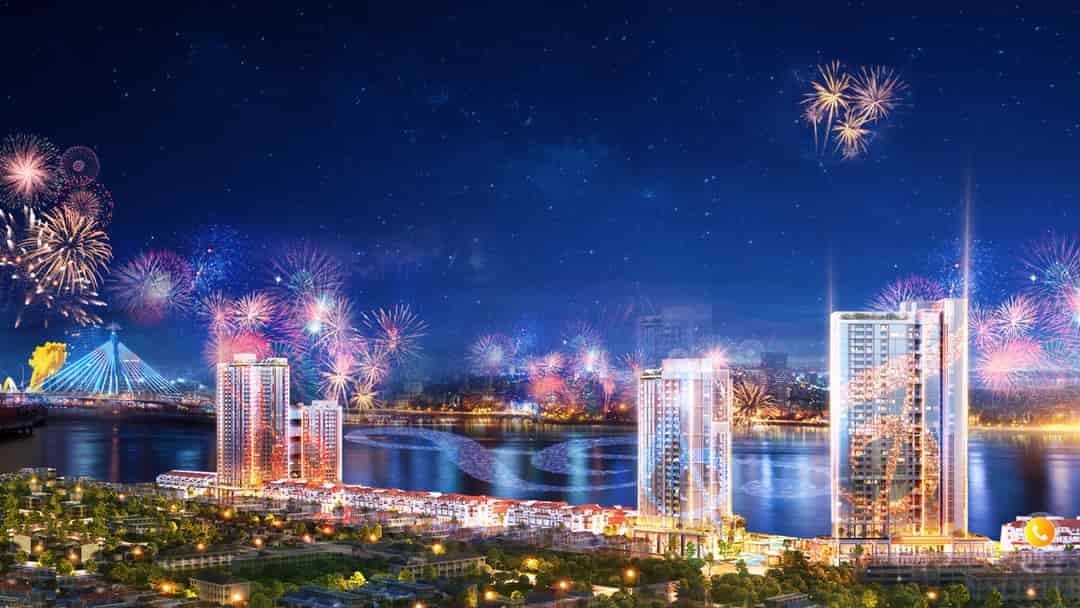 Mở bán GĐ1 căn hộ cao cấp Symphony Đà Nẵng, ngay cầu sông Hàn, đối diện điểm bán pháo hoa, sở hữu lâu dài
