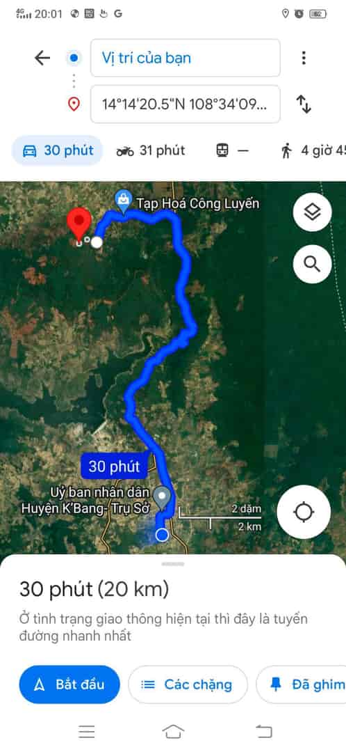 Chính chủ cần bán 4.3ha đất đỏ bazan tại xã Đak Smar huyện KBang, tỉnh Gia Lai