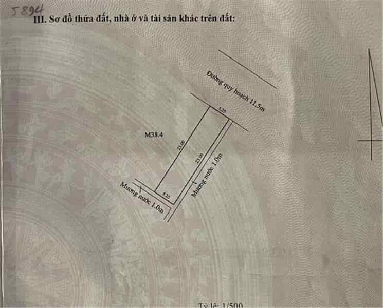 Chính chủ cần bán nhanh căn nhà tại M38.5 đường Trường Đồng, khu quy hoạch Bàu Vá