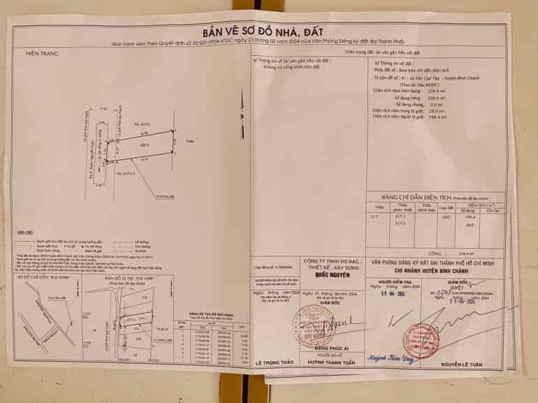 Đất chính chủ, bán nhanh nền siêu đẹp tại Tân Quý Tây, Bình Chánh