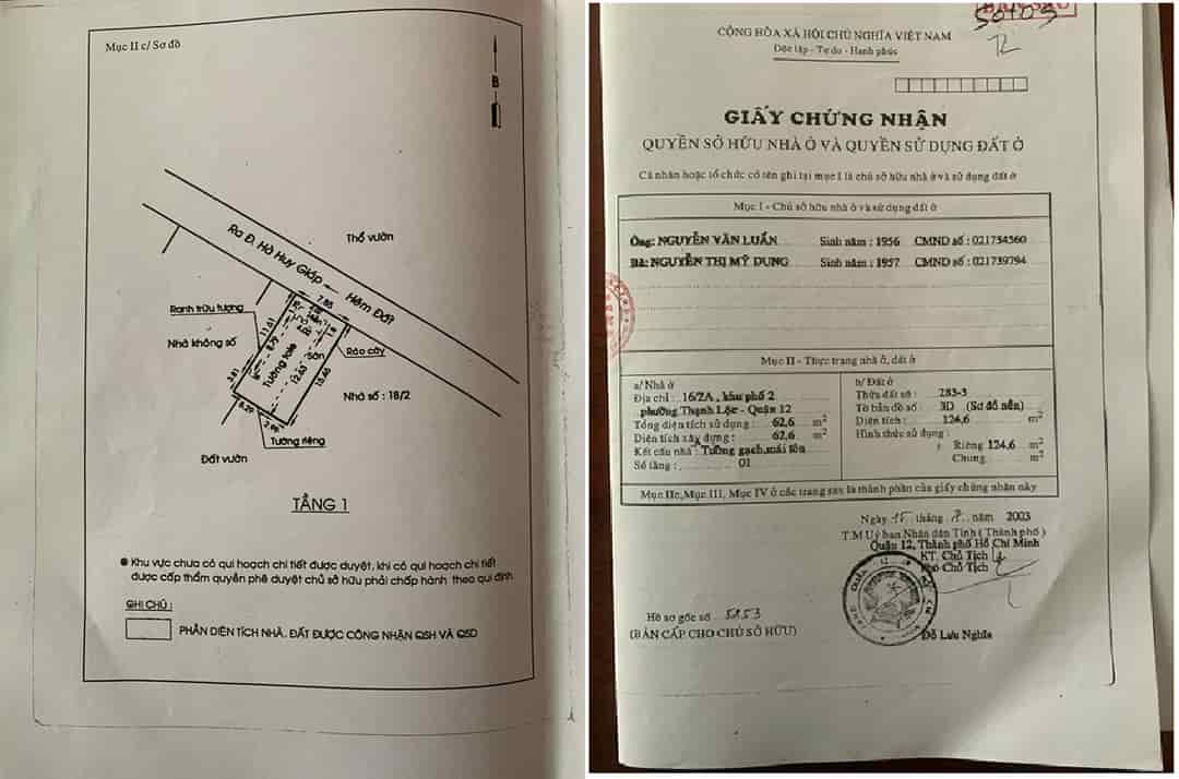 Nhà đẹp, chính chủ cần bán nhanh căn nhà vị trí đẹp tại quận 12, TPHCM