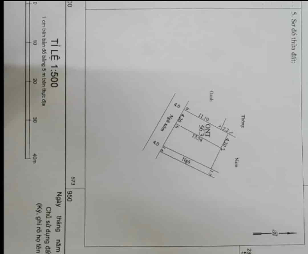 56.3m2 tại Chúc Lý Chúc Sơn, gần chợ, gần bệnh viện, gần đường máng bảy, cách đường 6 khoảng 500m