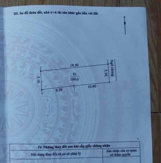 100m, Đại Yên, giáp trung tâm Chúc Sơn, cách trường Chương Mỹ A chỉ hơn 300, giá đầu tư nhỉnh 1 tỷ