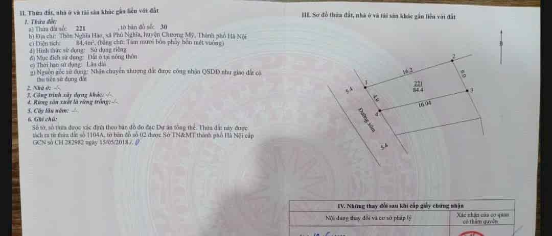 Chính chủ gửi bán 84m2 tại ngay khu công nghiệp Phú Nghĩa giá chỉ hơn 2 tỉ xíu
- Mặt tiền 4.9 nở hậu
- Oto