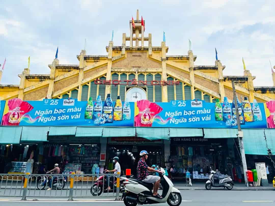 Ngay chợ Tân Định, quận 1 nhà 52m2, xây 1T3L hẻm nhựa 6m đường Nguyễn Phi Khanh, giá 3 tỷ 750, sỗ sẵn