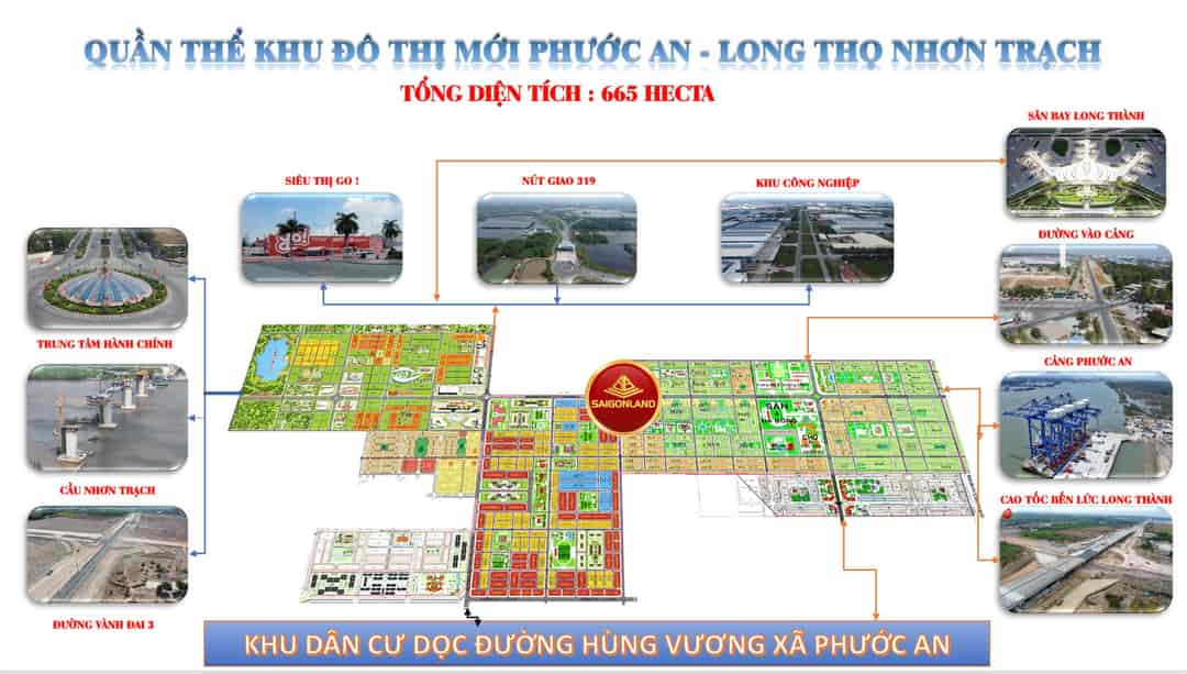 Saigonland Nhơn Trạch, mua bán đất dự án Hud Nhơn Trạch Đồng Nai và khu đô thị mới Nhơn Trạch