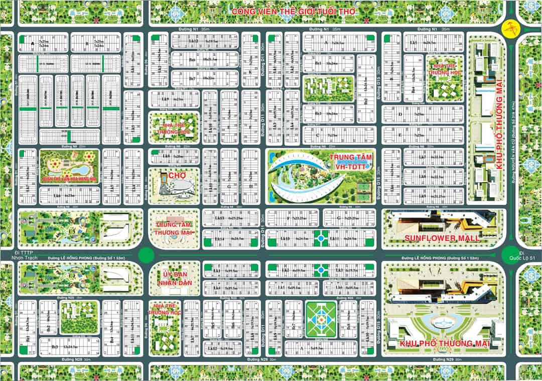 Bán đất nền dự án Ecosun Nhơn Trạch Đồng Nai giá rẻ đầu tư