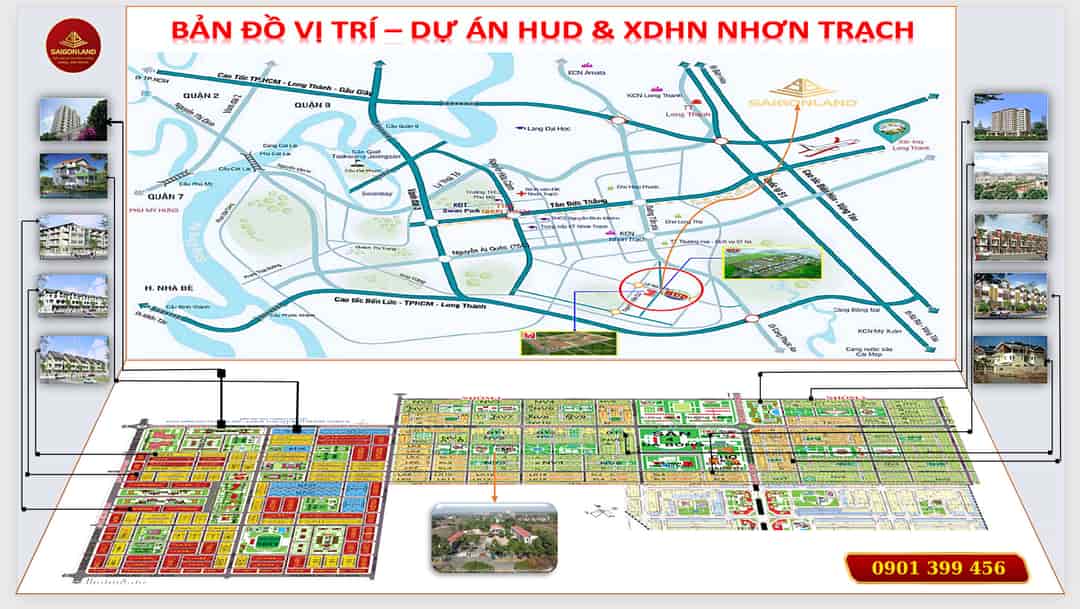Saigonland Nhơn Trạch mua bán đất Hud Nhơn Trạch, đất nền KDC Long Thọ Phước An Nhơn Trạch