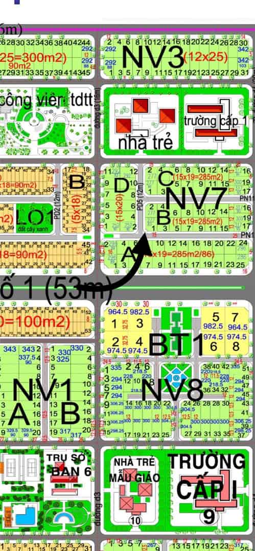 Cần bán nhanh nền nhà vườn dự án Hud 277m2,  góc 2 mặt tiền ngay khu dân cư tại Nhơn Trạch