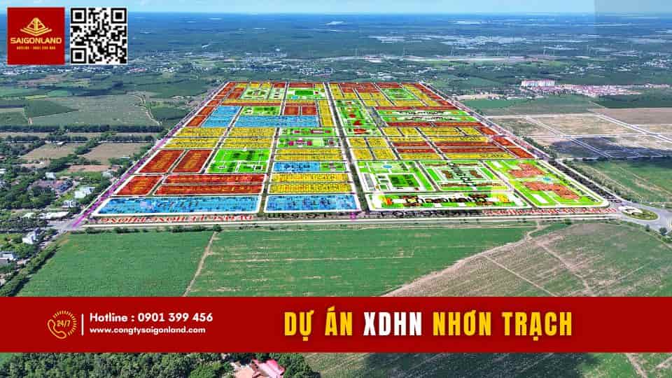 Cần bán 20 nền đất dự án HUD và XDHN sổ sẵn với giá tốt tại Nhơn Trạch Đồng Nai