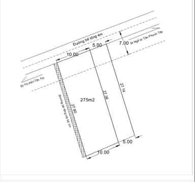 Chính chủ bán lô thổ 10x27.5m, giá 750tr TL, tại Tân Phước Tây, Tân Trụ, Long An