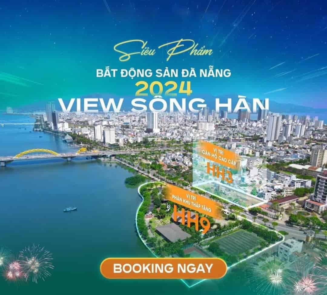Căn hộ Ponte Residence ngay Cầu Rồng, Sông Hàn Đà Nẵng sắp mở bán nhận booking ngay