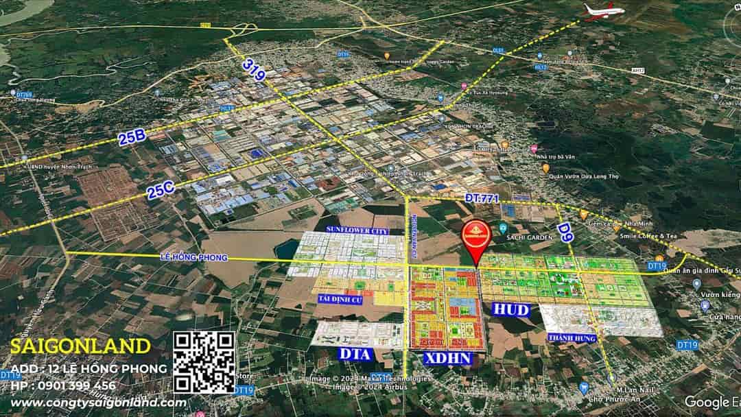 Dự án HUD và XDHN, tâm điểm đầu tư đất nền sổ sẵn tại Nhơn Trạch Đồng Nai