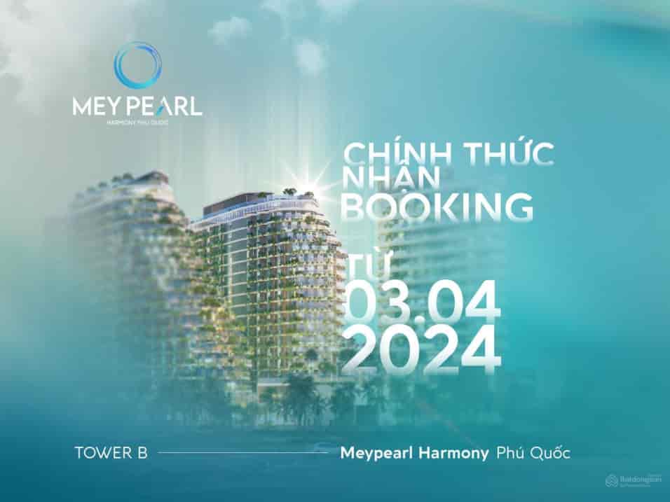 Chung cư cao cấp nằm trong quần thể khách sạn Mericure danh giá, tháp B, Meypearl Harmony Phú Quốc, sổ đỏ
