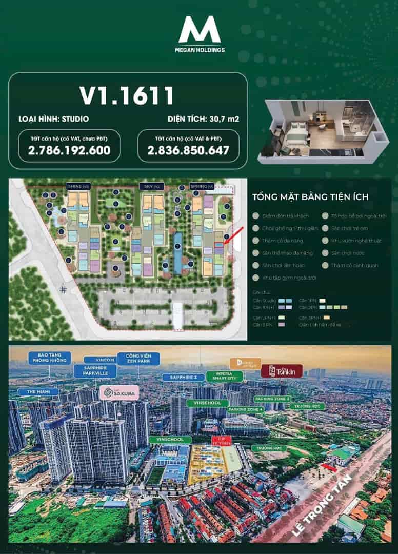 Đầu tư căn hoa hậu Victoria cuối cùng tại Vincom Smart City!