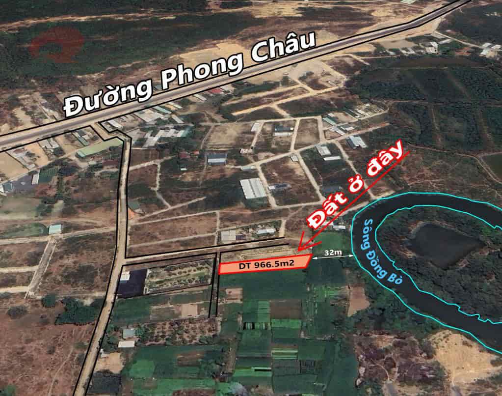 Bán đất Phước Đồng Nha Trang gần đường Phong Châu cách khu TĐC Đất Lành 900m giá chỉ 4.6 triệu/m2