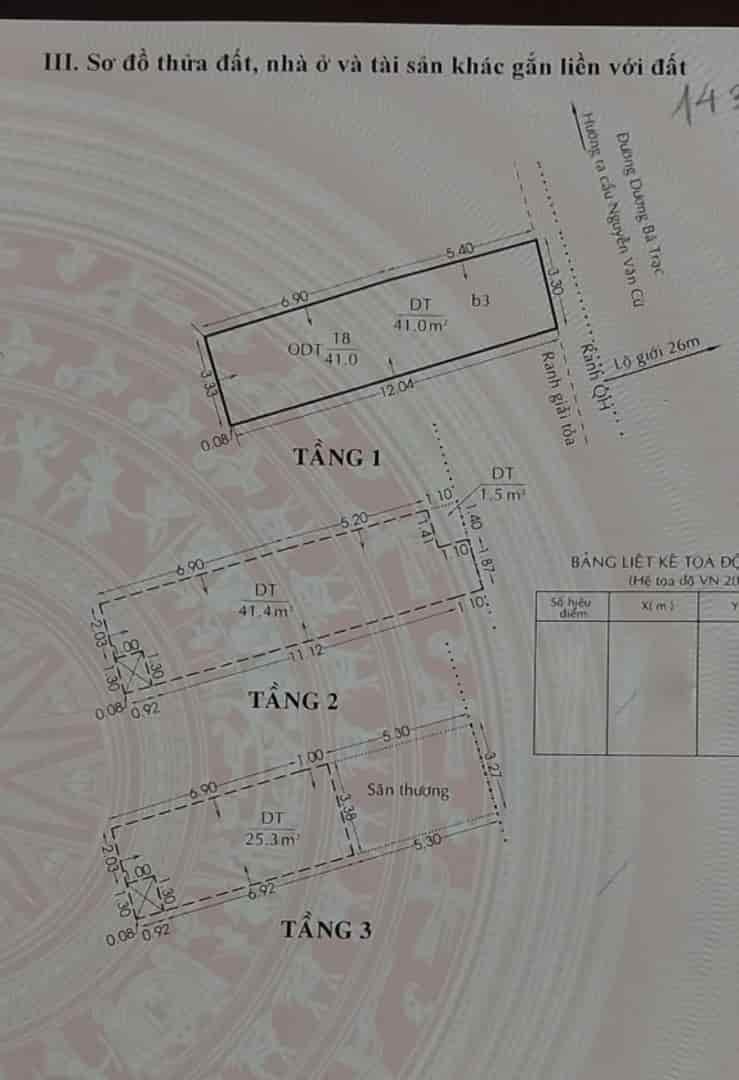 Bán nhà mặt tiền gần cầu Nguyễn Văn Cừ, giá giảm chỉ còn 12 tỷ