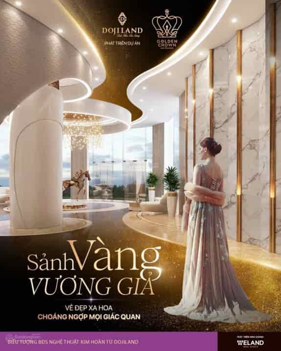 Tầm view siêu đẹp nhận booking căn quỹ độc quyền DAZ căn hộ hạng sang Golden Crown Hải Phòng