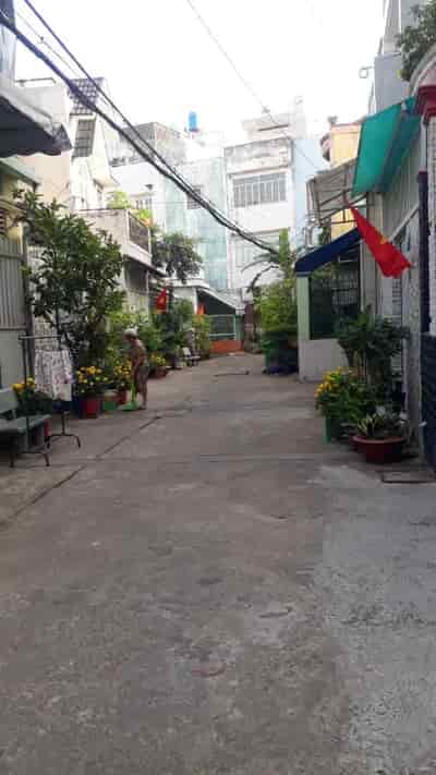 Bán nhà ngay chợ vải Phú Thọ Hòa 80m2, 2 tấm hẻm 6m cho thuê 12tr.