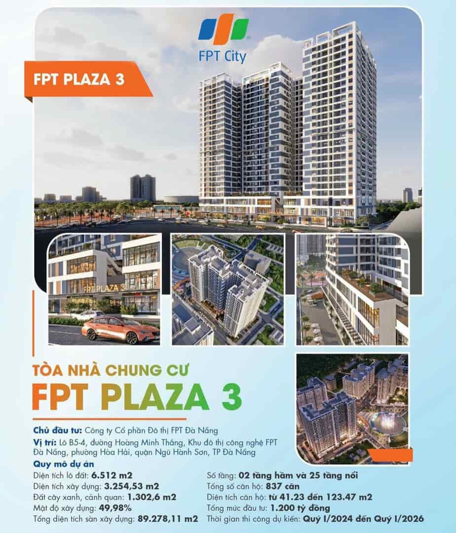 Sắp ra mắt chung cư FPT Plaza3 thế hệ mới 100%