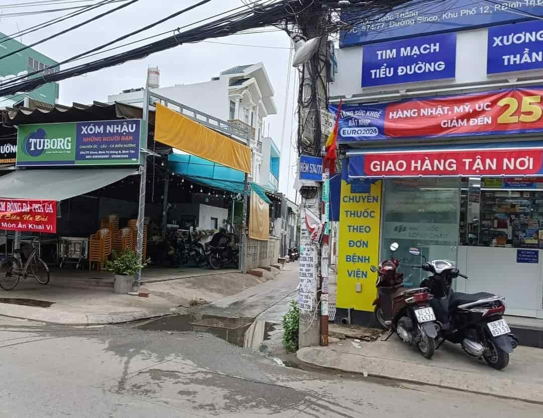 Bán phòng trọ hẻm xe hơi sinco gần Tên Lửa Aeon Mall Bình Tân
