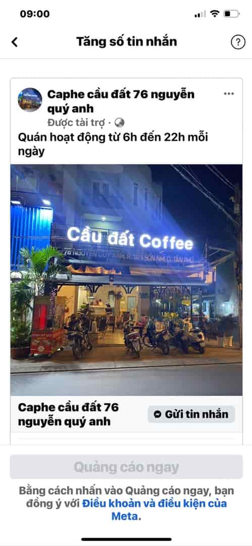 Cần sang nhượng lại quán coffe tại 76 Nguyễn Quý Anh, Tân Phú