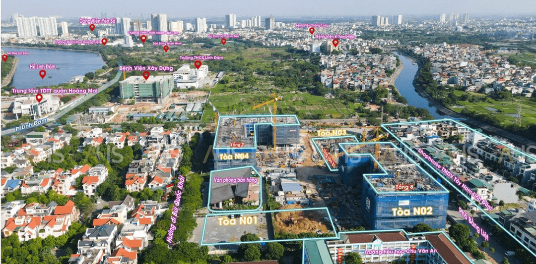 Nhận Booking quỹ căn độc quyền Melody Residences Linh Đàm, HTLS 70% lãi 0% trong 24th