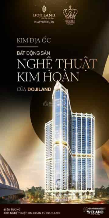 Tổ Hợp căn hộp Vàng Đế Vương, Golden Crown Hải Phòng dự án Doji 2 chính thức nhận booking ưu tiên chọn căn