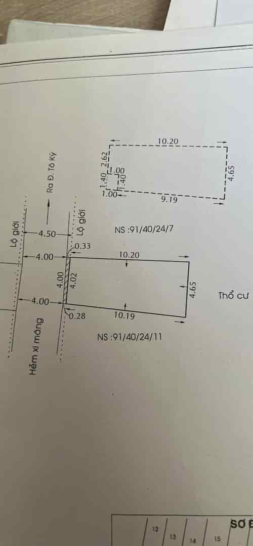 Nhà đẹp 1 lầu sổ hồng riêng ngay cvpm quang trung đường đông bắc tân chánh hiệp