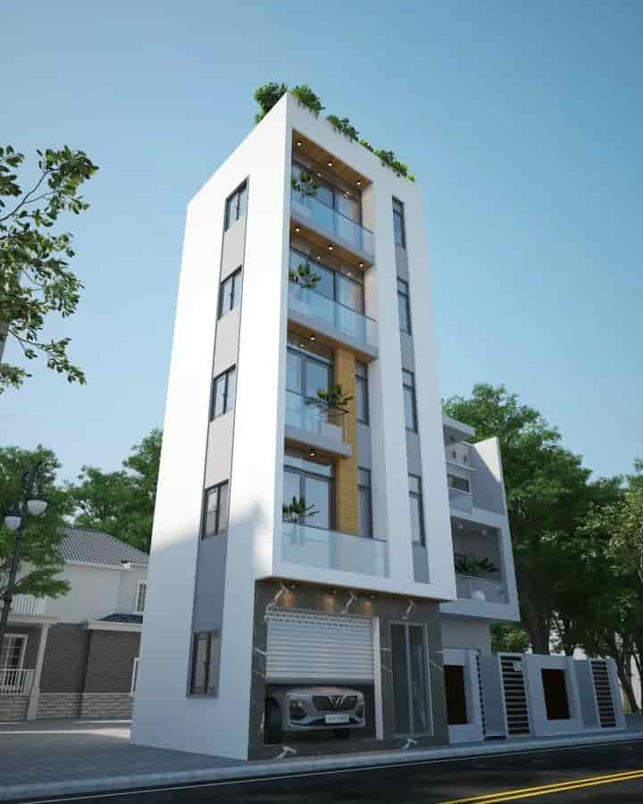 Bán nhà mới đẹp Nguyễn Văn Linh 32m2, 5 tầng, 7 tỷ, gara ô tô, ô chờ thang máy, ngõ thông