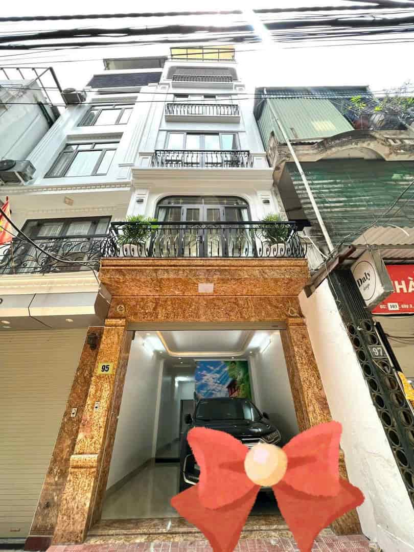 Bán nhà phố, Kim Giang, ô tô vào nhà, mặt tiền gần 5m, dt :50m2, thang máy,7  tầng giá 12.5 tỷ