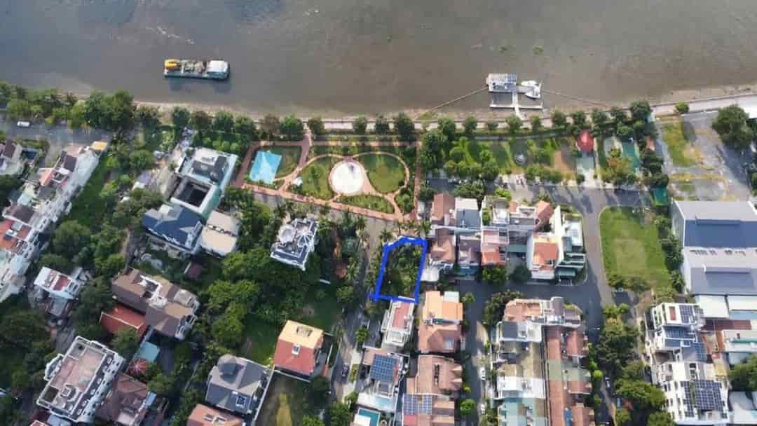 Lô đất góc 2mt khu Compound Rivermark quận 2, view trực diện Landmark 81, dt 16x27m, cn 411m