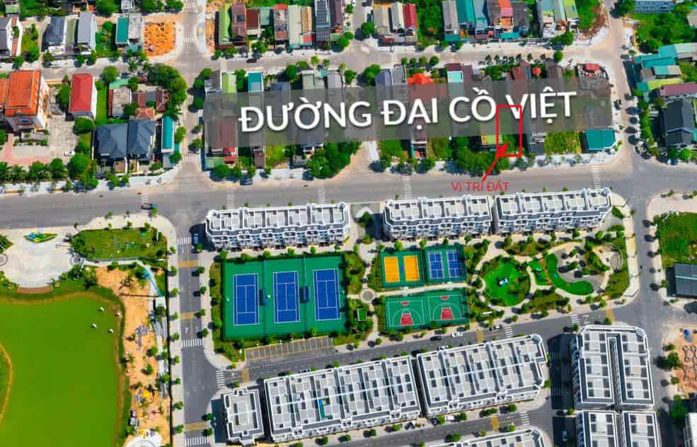 Mặt tiền đường Đại Cồ Việt đối diện Vincom vị trí đẹp nhất