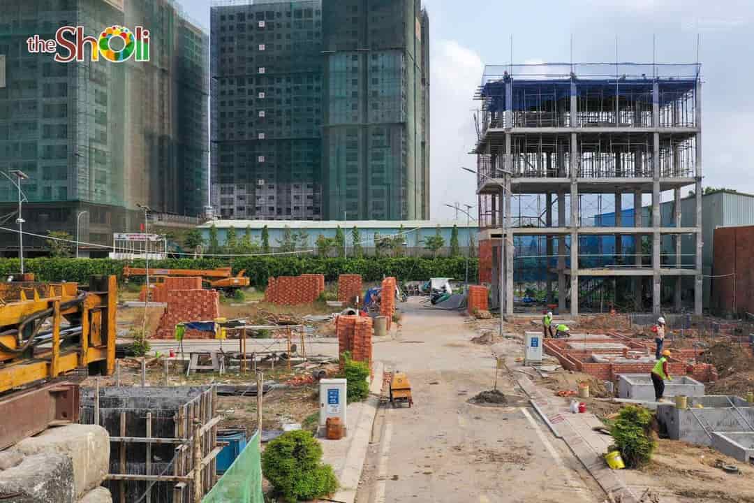 Nhà phố thương mại, TT 24 tháng, mặt tiền An Dương Vương, diện tích 80m2, liền kề căn hộ The Privia