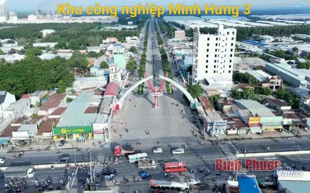 Đất trung tâm Chơn Thành giá rẻ sổ đỏ, thổ cư 390 tr