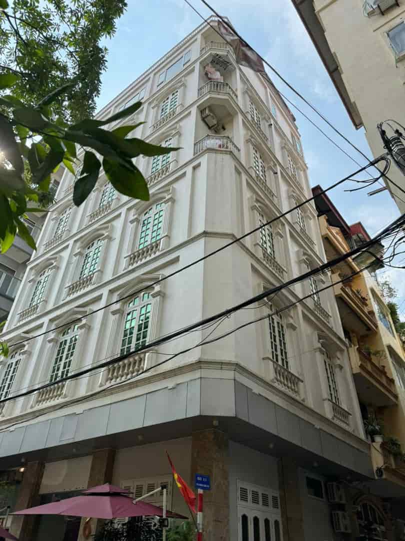 Bán nhà phố Phạm Tuấn Tài, lô góc 3 thoáng, 7 tầng thang máy