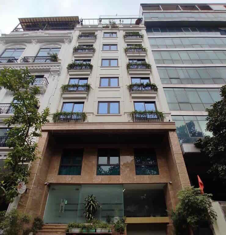 Nhà mặt phố Kim Đồng, Hoàng Mai, 10 tầng thang máy mới, kinh doanh, cho thuê 200tr/tháng