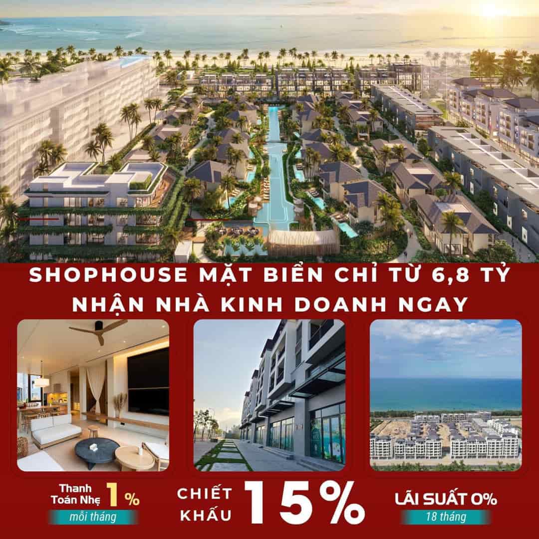 Bán shophouse biển điểm sáng đầu tư phố biển chỉ từ 2 tỷ