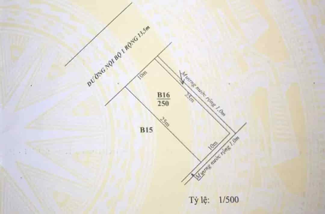 Lô đất KQH Thủy Lương, Hương Thủy, 250m2, ngang 10m, giá chỉ 2 tỷ TLCC