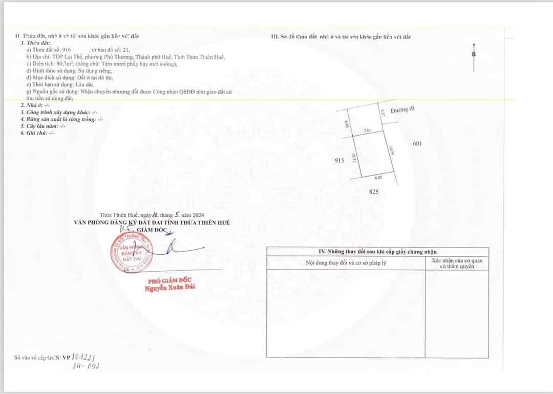 Bán đất đẹp mặt tiền Lại Thế cách chợ Mai 100m, DT 81m2, giá chỉ 1.95 tỷ