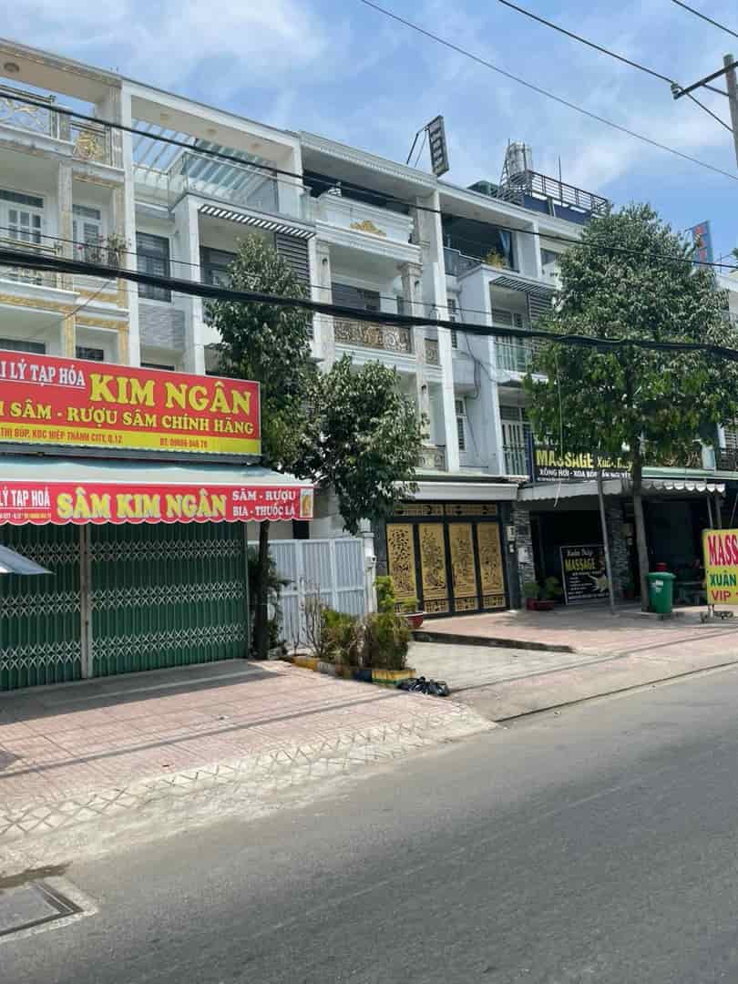 Bán nhà đúc 4 tấm, 5x21m, mặt tiền Nguyễn Thị Búp, P. Hiệp Thành, Q12, giá 13.8 tỷ