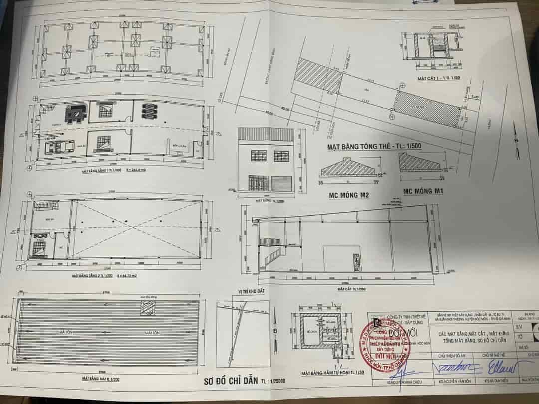 Bán lô đất hơn 700m2 mặt tiền Đặng Công Bỉnh, Hóc Môn