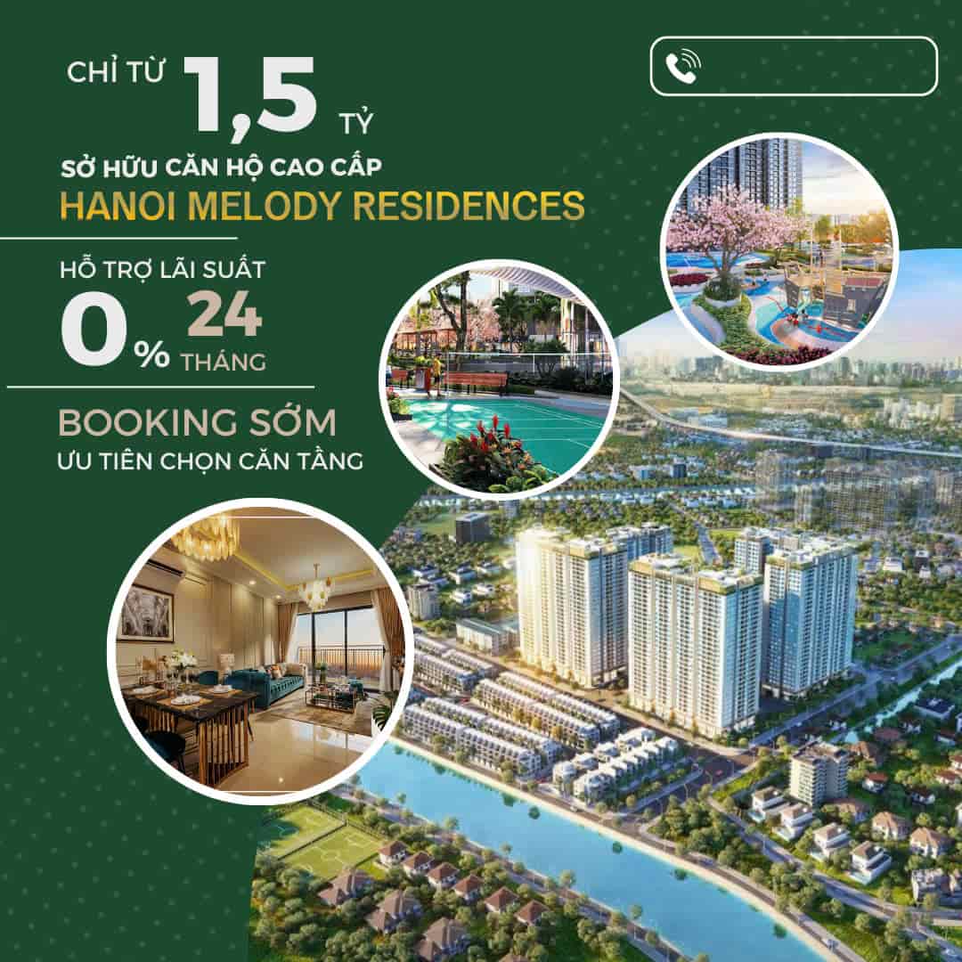 Melody Residences Linh Đàm, sở hữu nhà Hà Nội với 1.5 tỷ