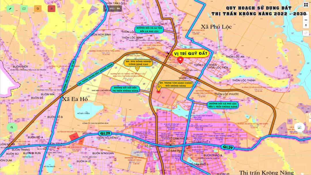 Sở hữu đất nền Phú Lộc, Krông Năng chỉ từ 720 triệu đồng